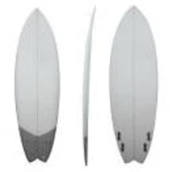 Epoxy Surfboard, Carbon Net Swallow Tail, 8'