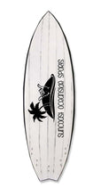 Load image into Gallery viewer, Epoxy Surfboard, Bamboo Top, Swallow Tail, 6&#39;6&quot;
