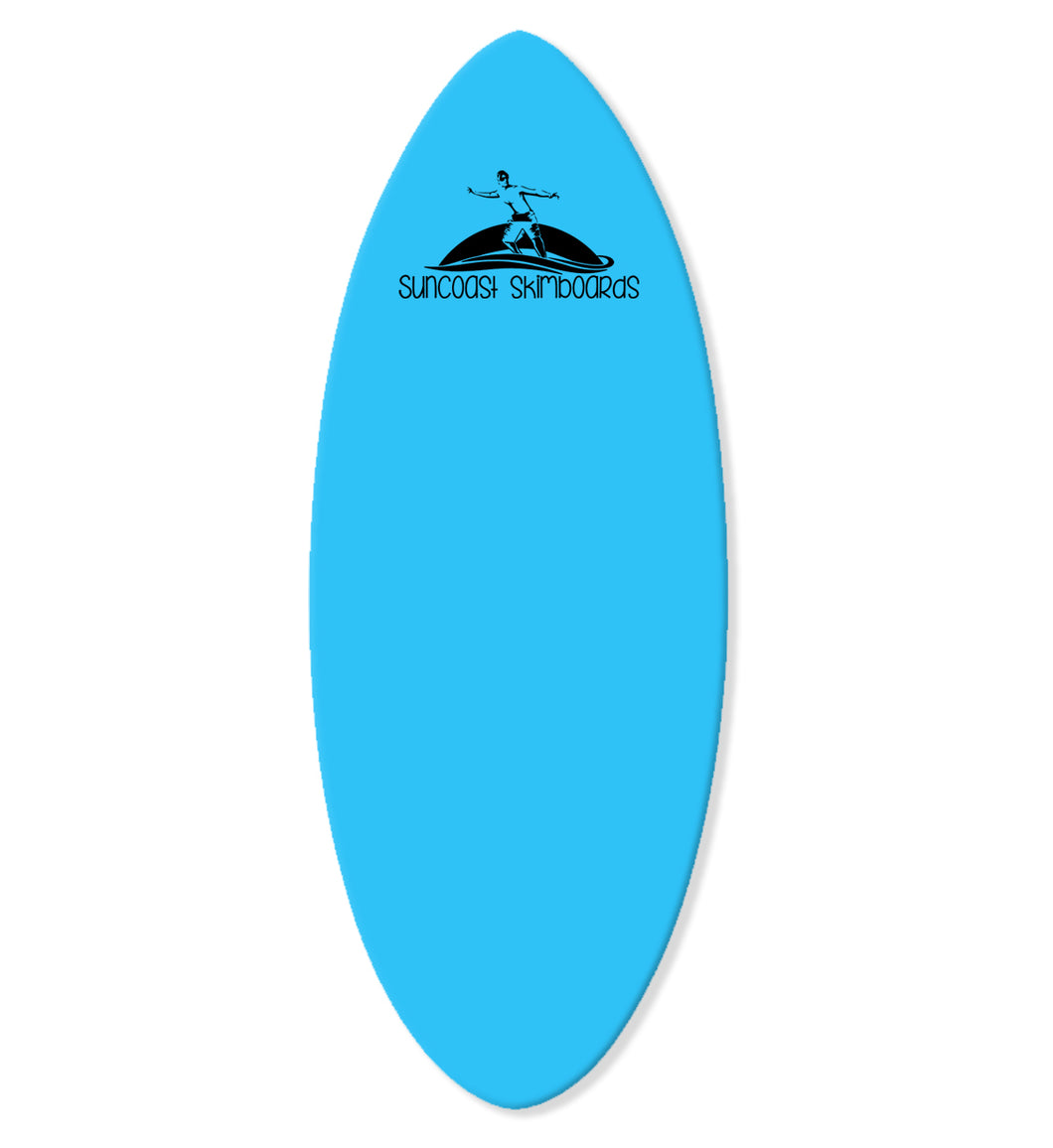 Epoxy Fiberglass Skim Board, Small, Blue