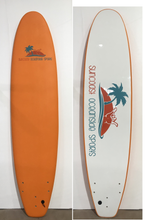 Load image into Gallery viewer, Soft Top Surfboard, 8&#39;, ORANGE
