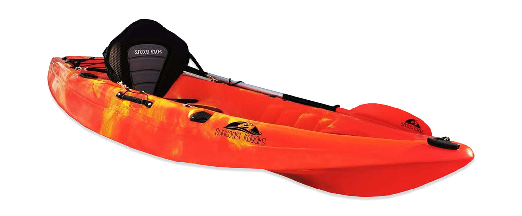 Kayak, Single Rider, Red Camo