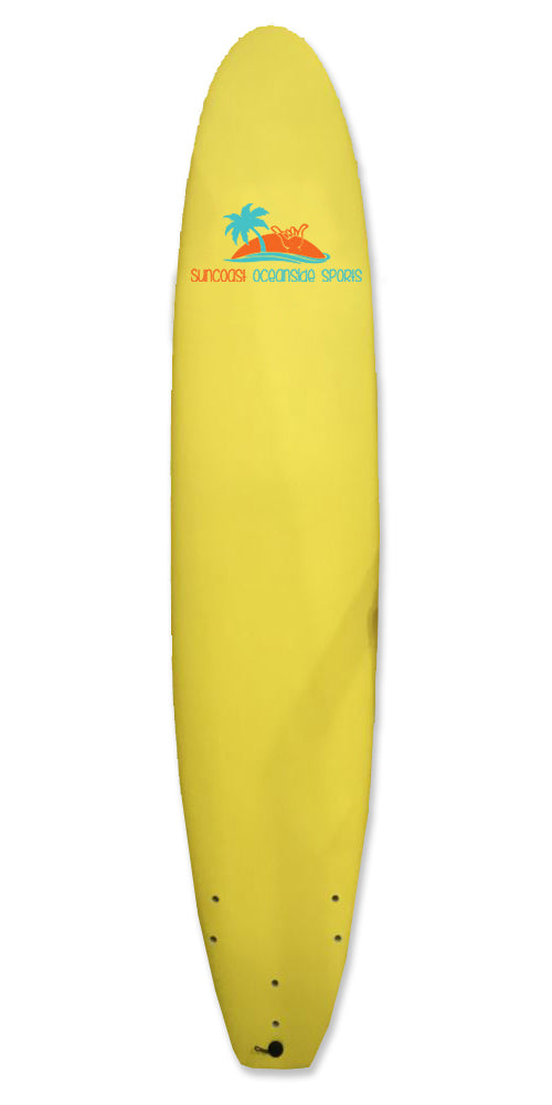 Soft Top Surfboard, 9', YELLOW